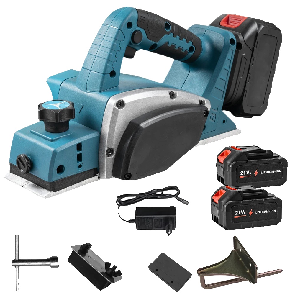 Akku-elektro-hobel, Hochgeschwindigkeits-schneiden, Ergonomisches Design, Mit 2×batterie