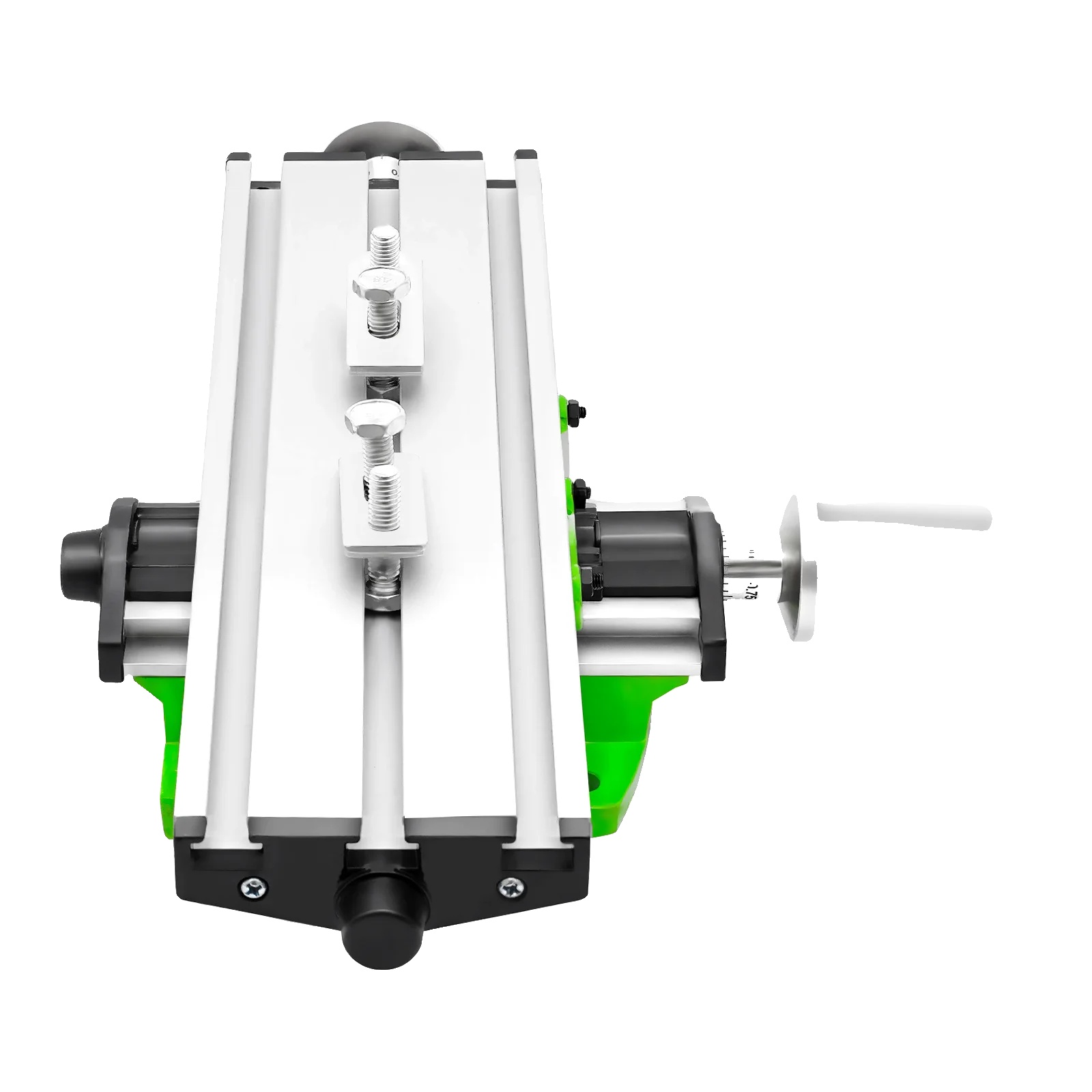 Fräsmaschine Kreuzschlitten, X-richtung Hub 20 Cm, Y-richtung Hub 5 Cm, Arbeitstischgröße 31 X 9 Cm, Gesamtgröße 39,5 X 24,5 X 7,8 Cm,