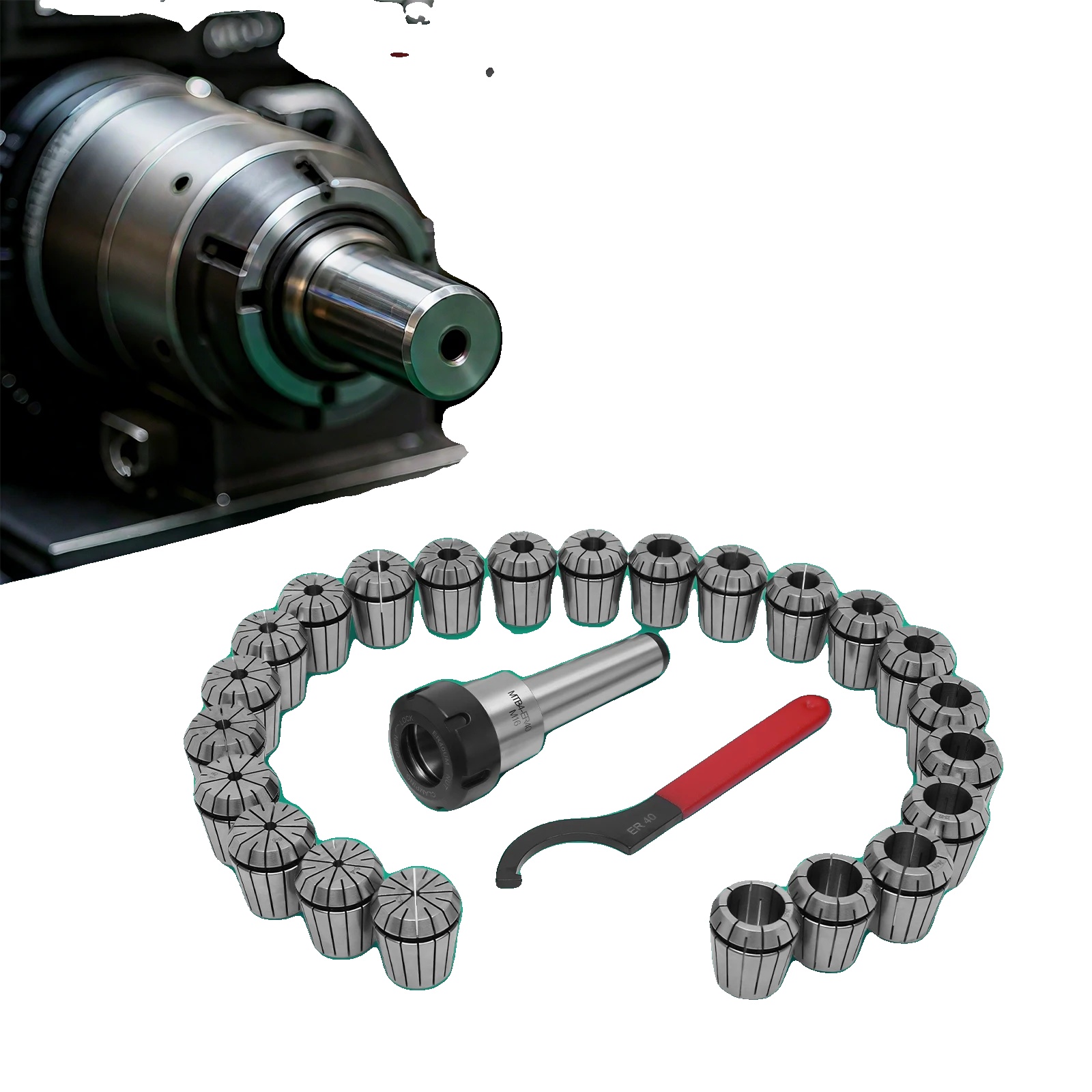Cnc Spannzangen Set, 23 Teile, 4-26mm Größenbereich, 4-26mm