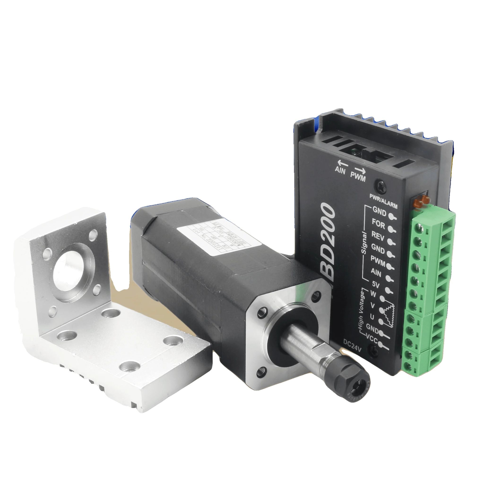 Bürstenloses Spindelmotor-kit, 104w Leistung, Er8 Spannzangenkompatibilität, Enthält Motorsteuerung, Entwickelt Für Cnc-anwendungen, Ce-zertifiziert