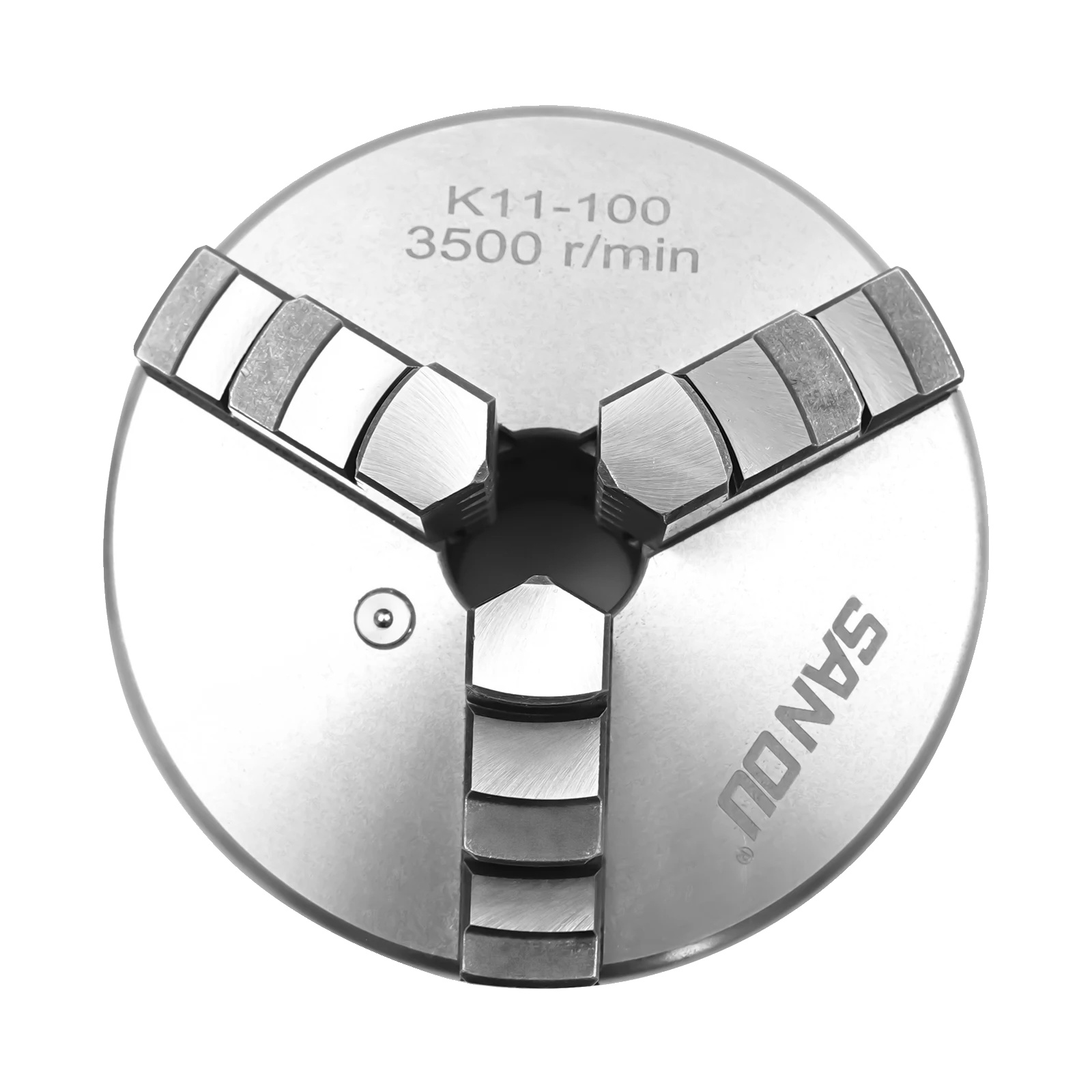Drehfutter, Selbstzentrierend, Hochpräzise, Silber, 100mm, 3jaw