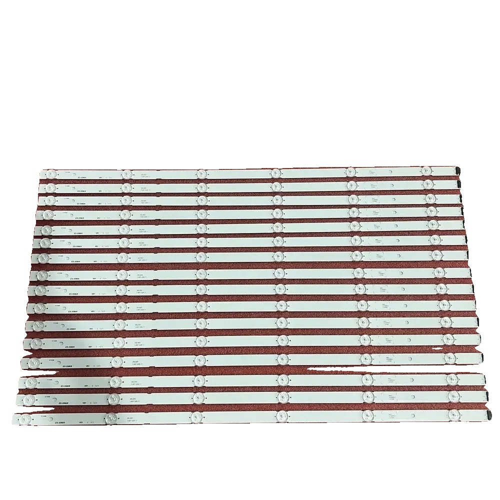 Led-streifen, 650 Mm Länge, 6 Leds Pro Streifen, Anpassbar, Aluminium-material, Kompatibilität Mit Verschiedenen Fernsehmodellen