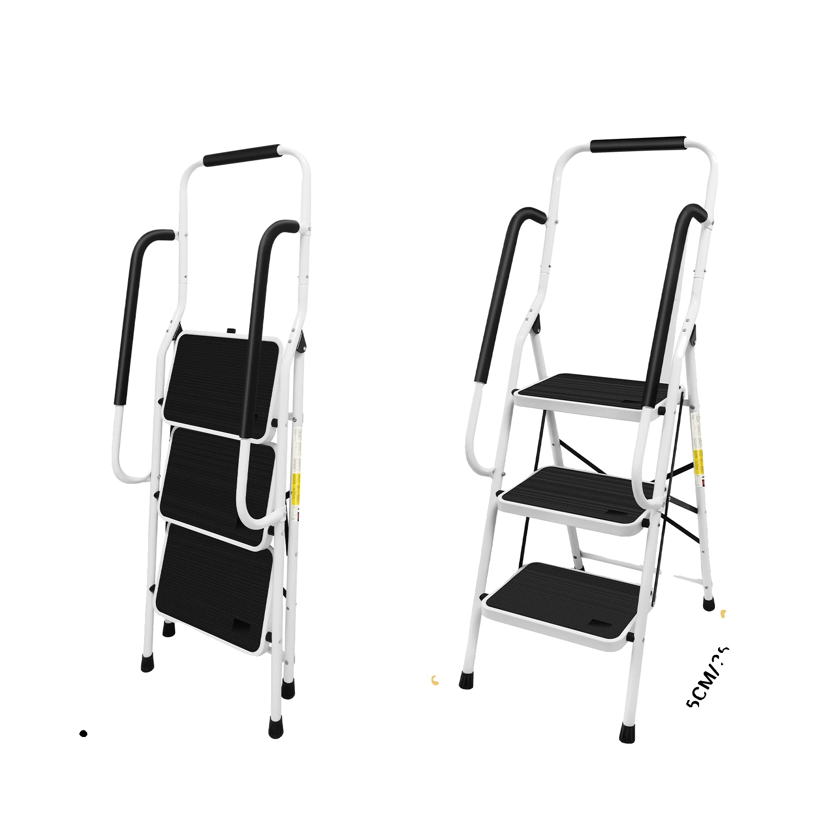 Klapptrittleiter, 3 Stufen, 150 Kg Tragfähigkeit, 3-stufen-leiter