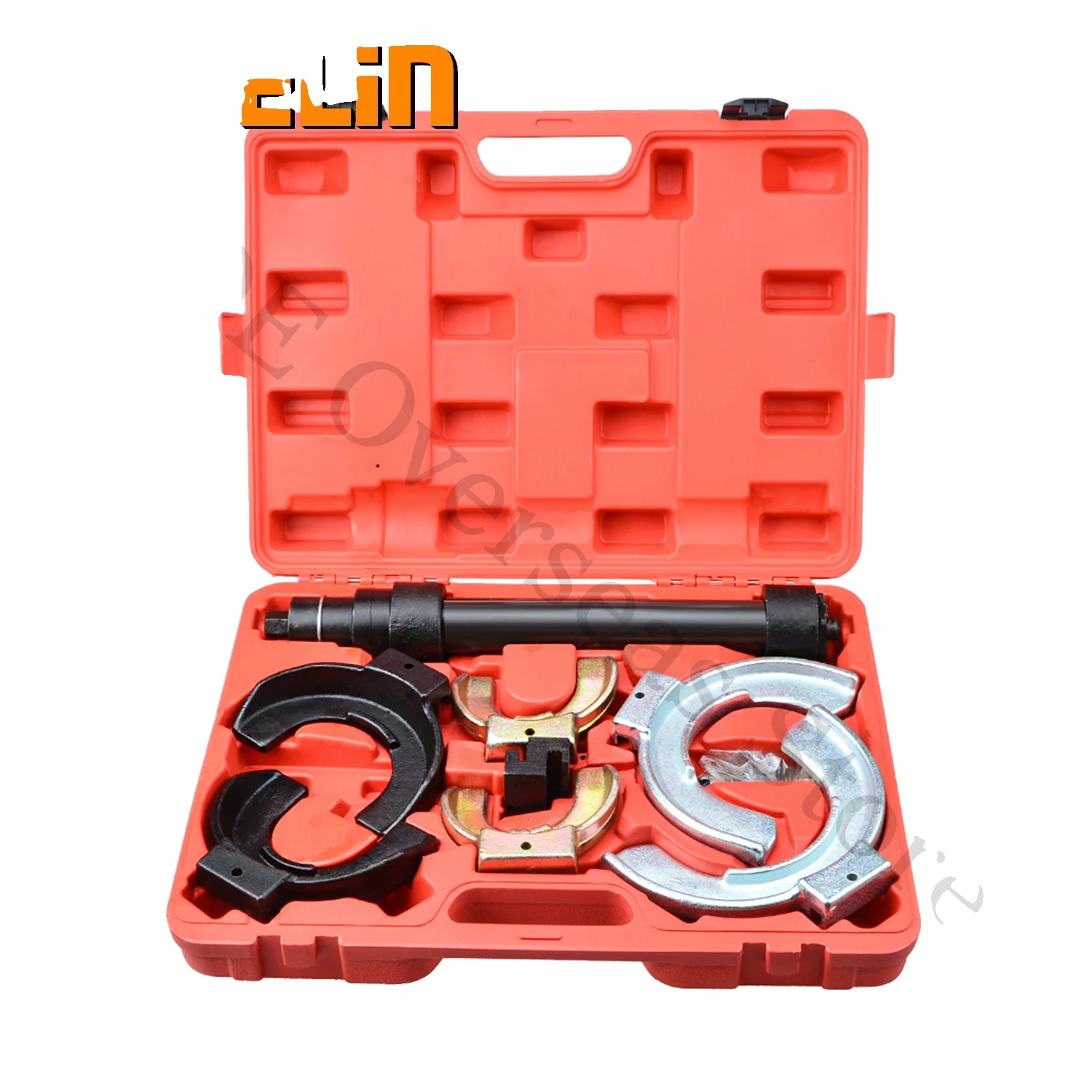 Federkompressor-set, Hochfester Stahl, Geeignet Für 80-195 Mm Durchmesser, Macpherson-federbeine, Sicheres Gabeldesign, Transportkoffer Enthalten