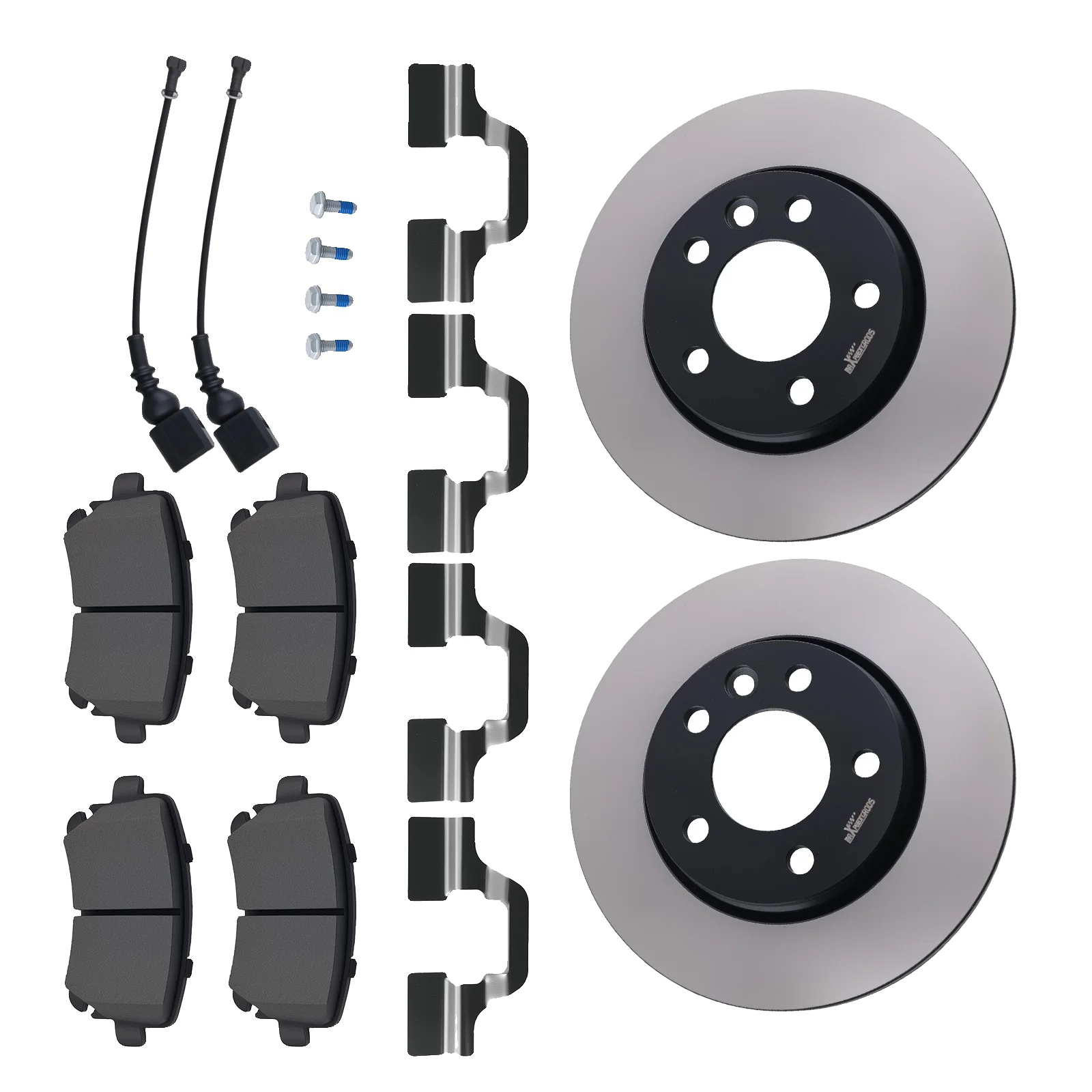 Bremsscheibenbeläge Kit, Durchmesser 312 Mm, Höhe 20 Mm, Verbesserte Bremsleistung, Kompatibel Mit T5 Und T6, Korrosionsschutzbeschichtung