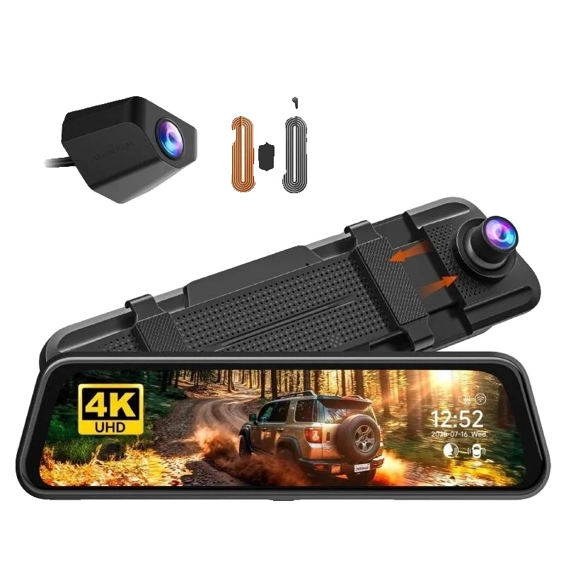 Dashcam, 4k Auflösung, Ips-touchscreen, Mit Hardcoded Kit, Kostenlos 64g Tf