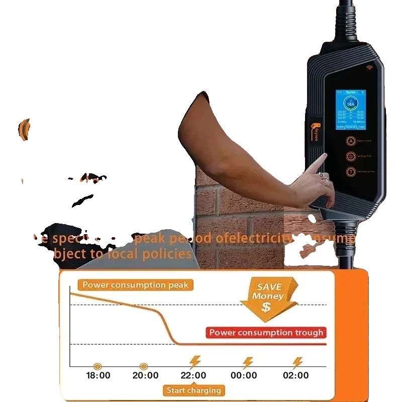 Auto-ladegerät, 11 Kw Leistung, 16 A Strom, Typ 2 Kompatibilität, 5 M Kabellänge, Ip66 Bewertung