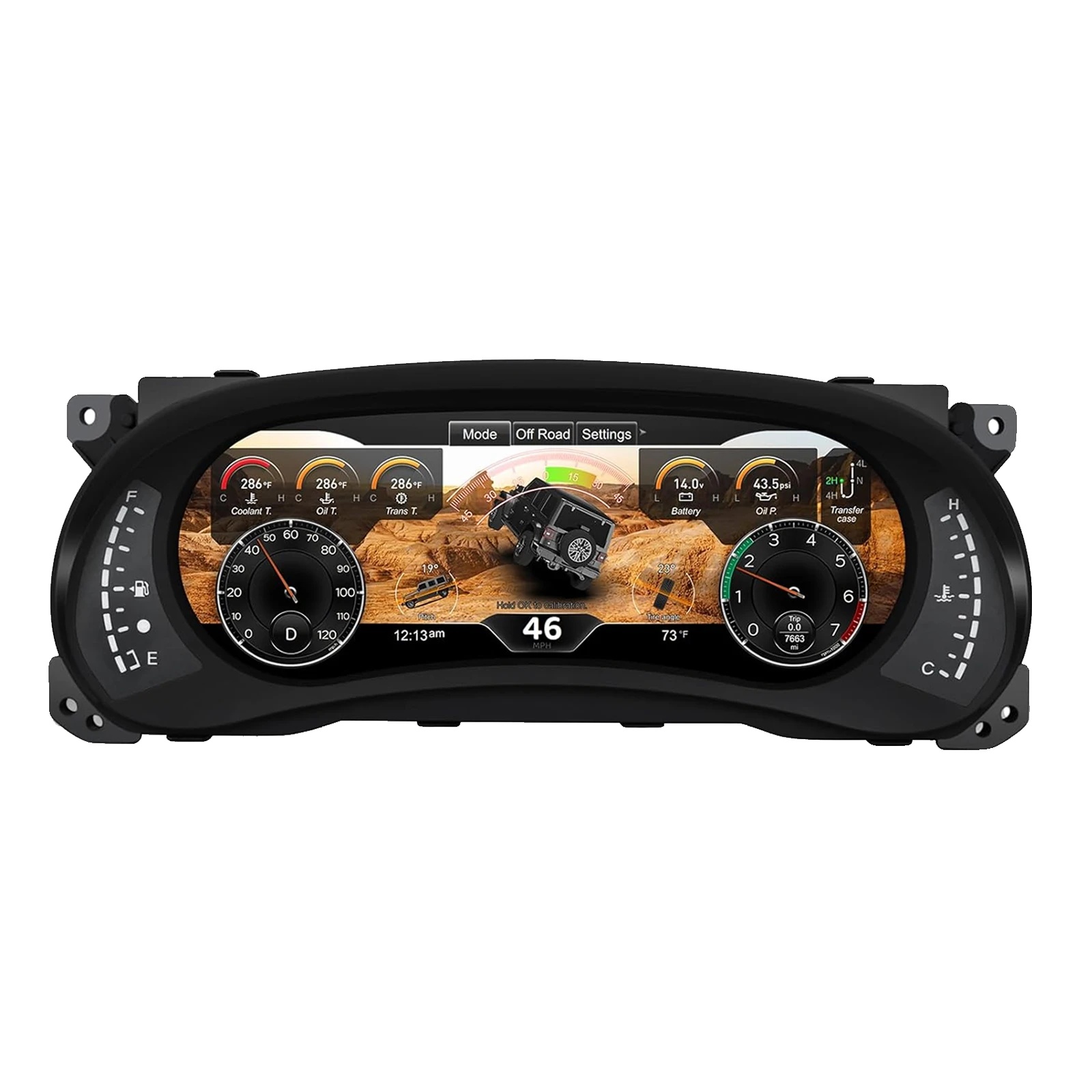 Digitales Instrumentencluster, 12,3-zoll-bildschirm, Schneller Start, Wrangler Jk 11-17