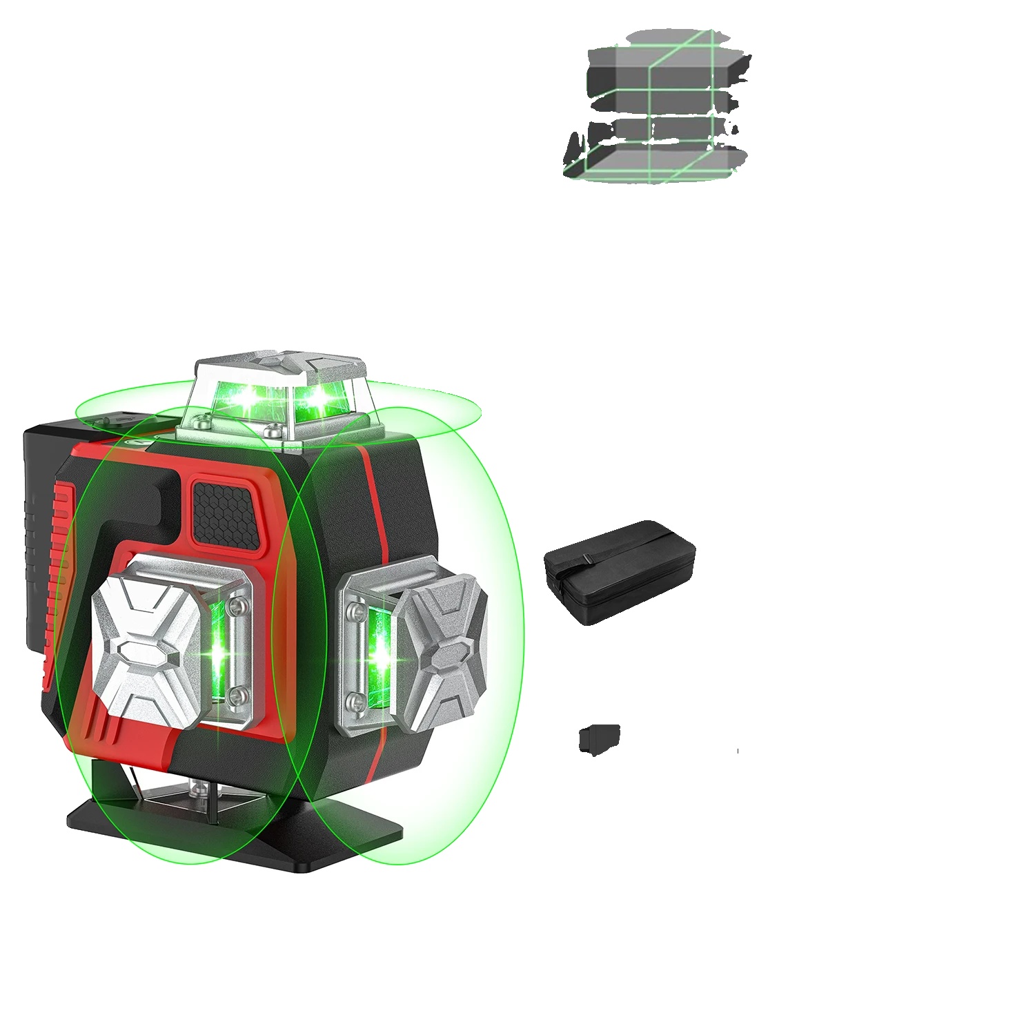 Laser-niveau, 360-grad-abdeckung, Hohe Präzision, 16linie+stativ+leinwandtasche