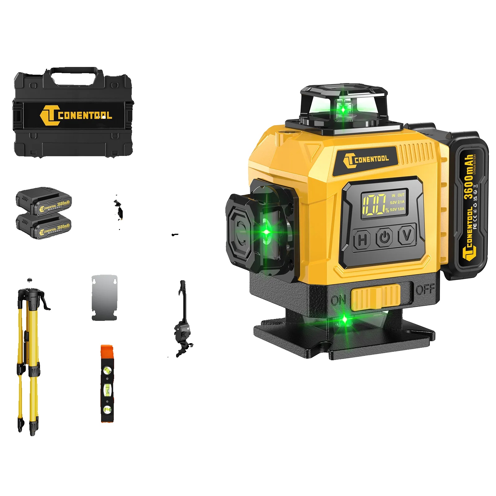 Laser-niveau, 360° Abdeckung, Hohe Genauigkeit, C