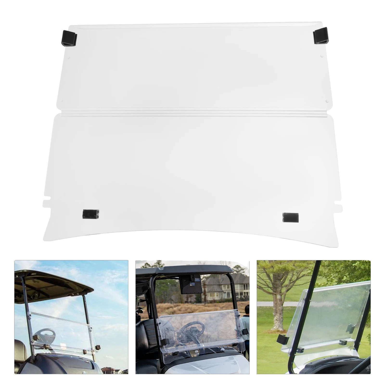 Golfwagen-scheibe, Entworfen Für Ezgo Txt, Robuste Acrylkonstruktion, Klar