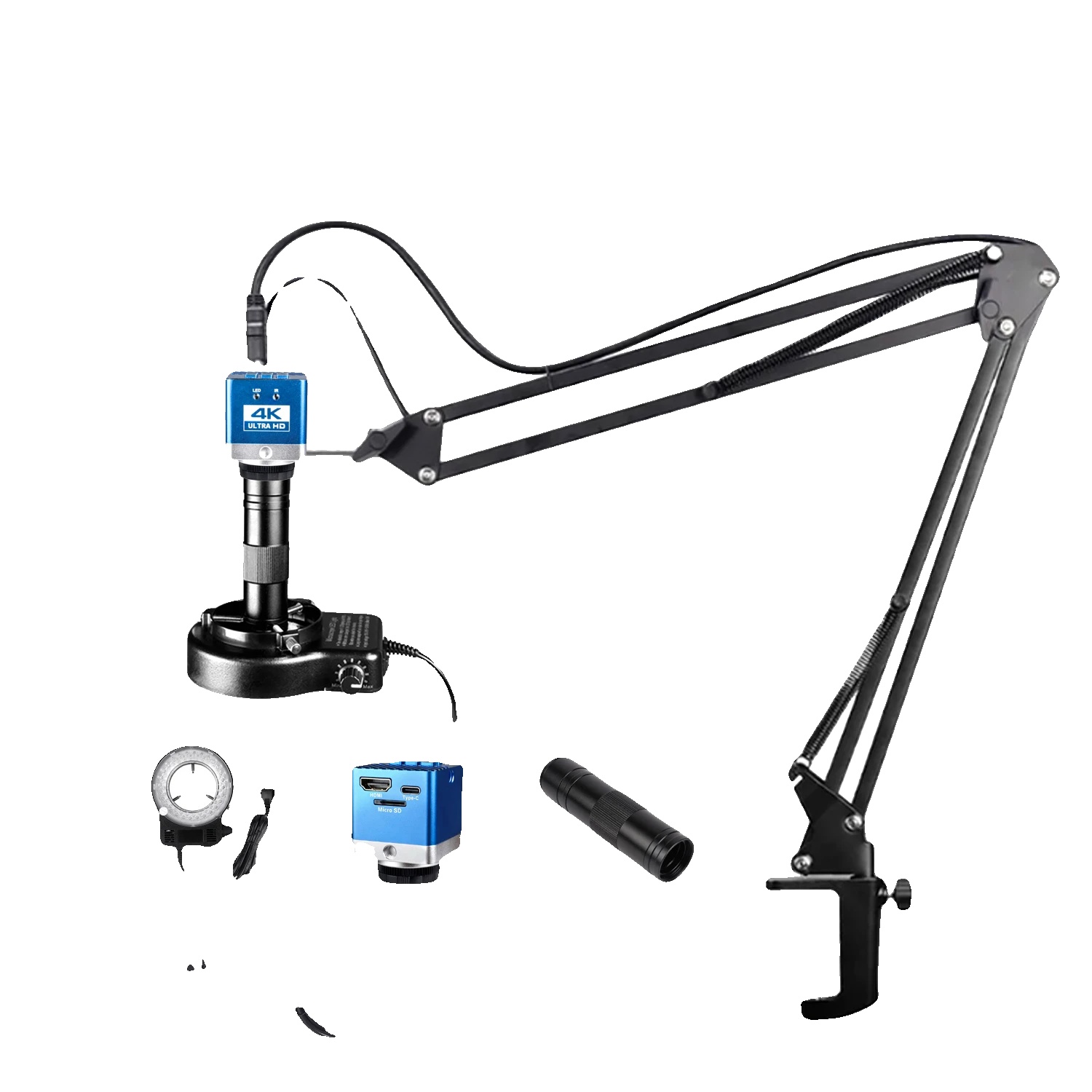 Digitalmikroskop, 500-fache Vergrößerung, Hohe Auflösung, 150x Ausleger, Sony Imx415 Sensor-a
