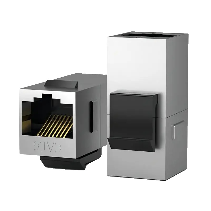 Ethernet-koppler, Geschirmtes Design, Hochgeschwindigkeitsverbindung, Cat7 Stp 12pcs