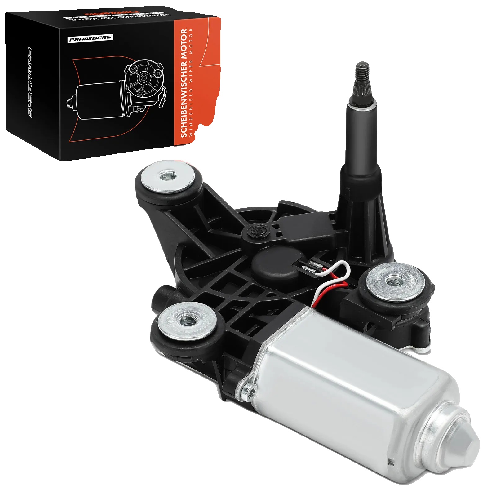 Scheibenwischermotor, 12v, 3 Anschlusskontakte, Hintere Installation, Kompatibel Mit Fiat 500/595/695, Linkslenker