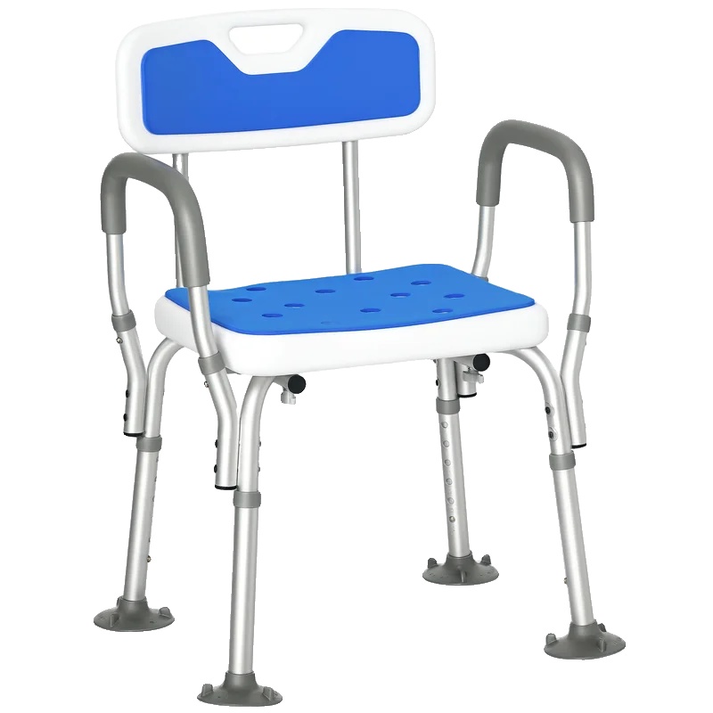 Duschhocker, Ergonomisches Design, Höhenverstellbar, T1003-01-07919
