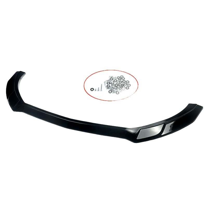 Frontstoßstangenlippe, Verbesserte Aerodynamik, Sportliches Ästhetik-upgrade, Glänzendes Schwarz