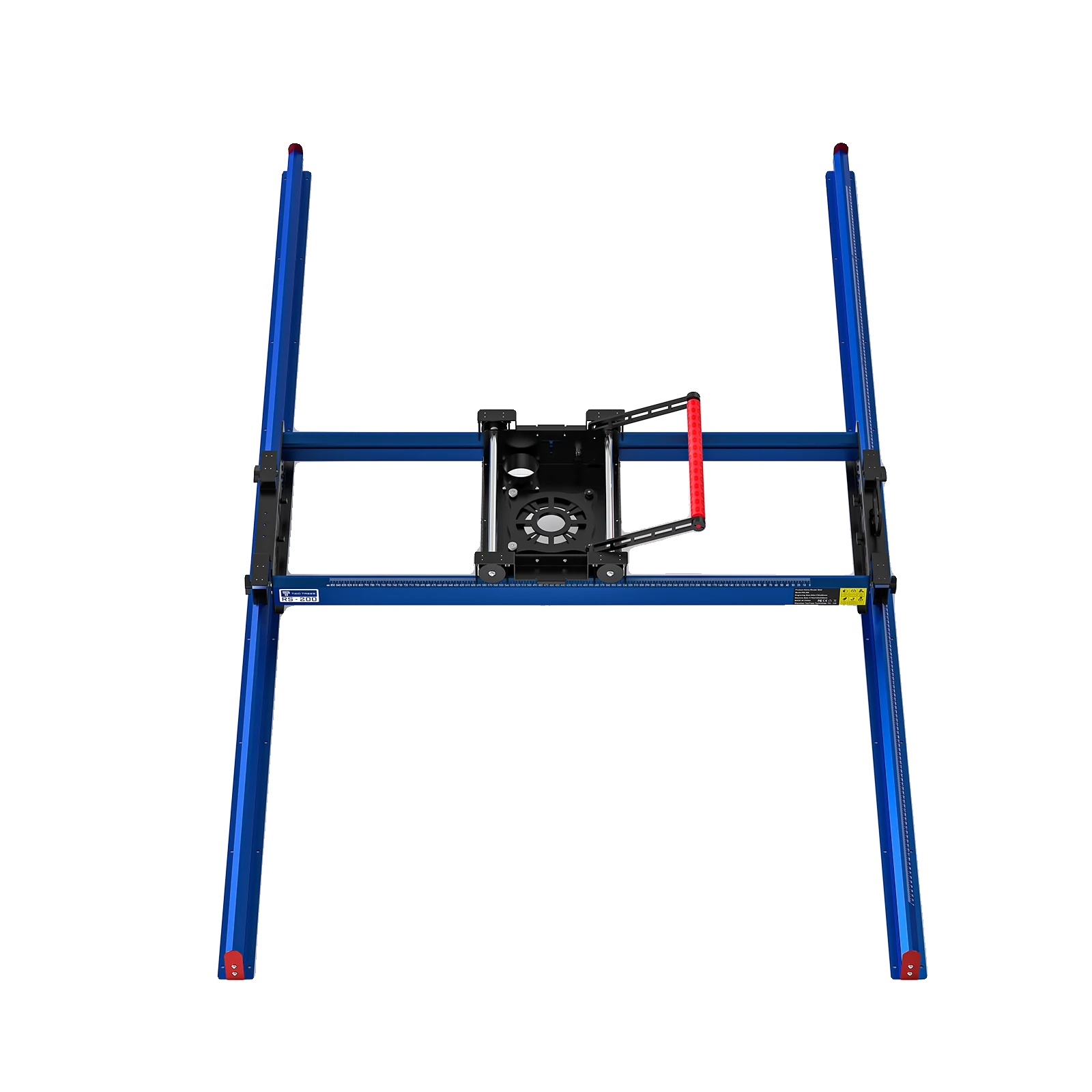 Router-schlitten, Werkzeugfreie Z-höhenverstellung, Doppelte Staubanschlüsse, Rs-200