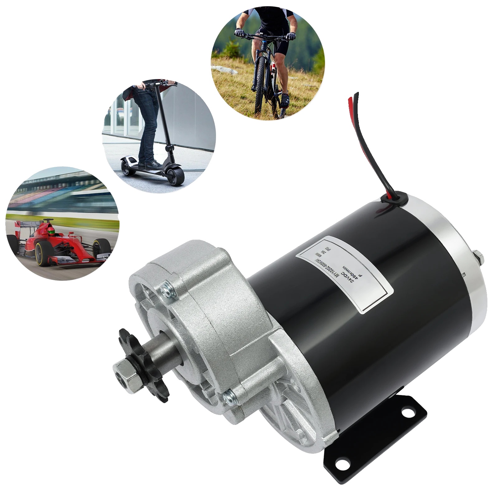 Elektromotor, Bürsten-dc-typ, Hohe Tragfähigkeit, 450, 24v, 0