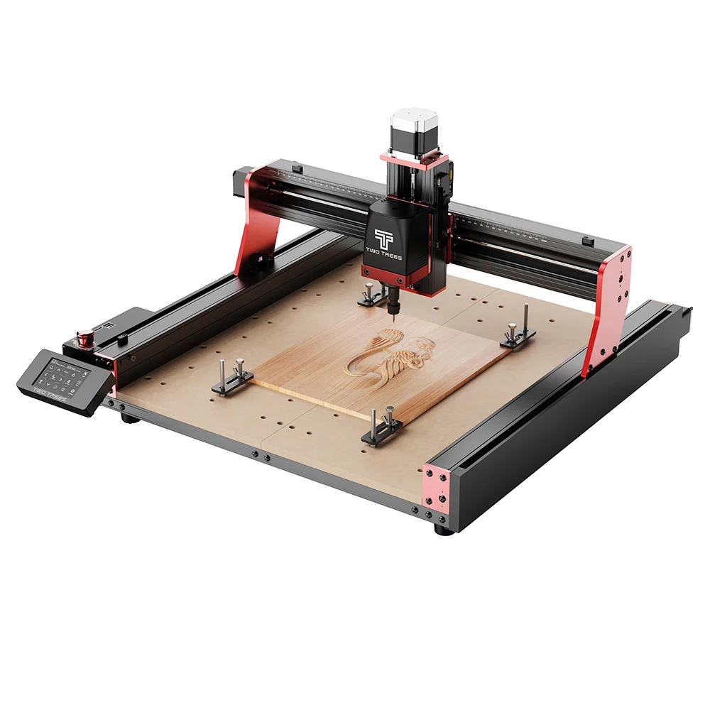 Cnc-fräse, 4-achsen-unterstützung, 460460 Mm, Verbesserte Benutzeroberfläche, Zwei Bäume Ttc450 Pro