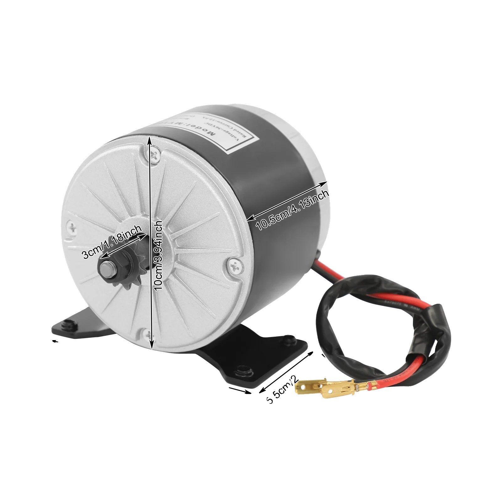 Elektromotor, Hochleistung, Effizienter Betrieb, Schwarz