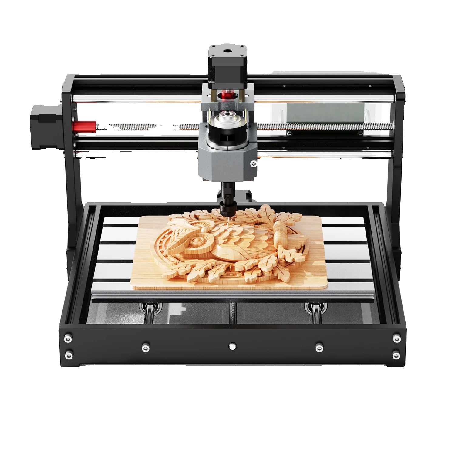 Cnc-graviermaschine, 300mm × 180mm × 45mm Arbeitsbereich, 0,01mm Genauigkeit, Unterstützt Grbl-software, 7 Kg Gewicht, Schnelle Montage In 15-30