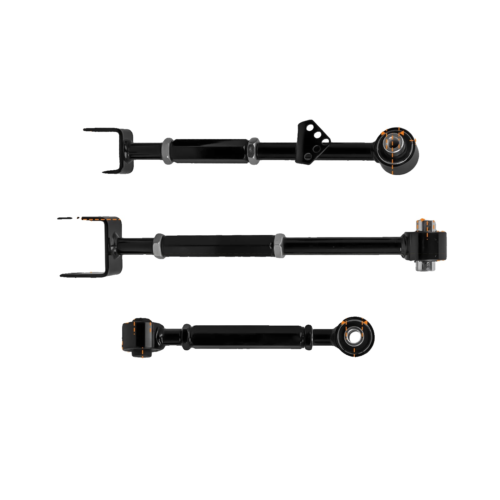 Sturzregelarm Toe-kit, Stahl, 68,7 Cm Länge, 20,5 Cm Breite, 13 Cm Höhe, 8,3 Kg Gewicht