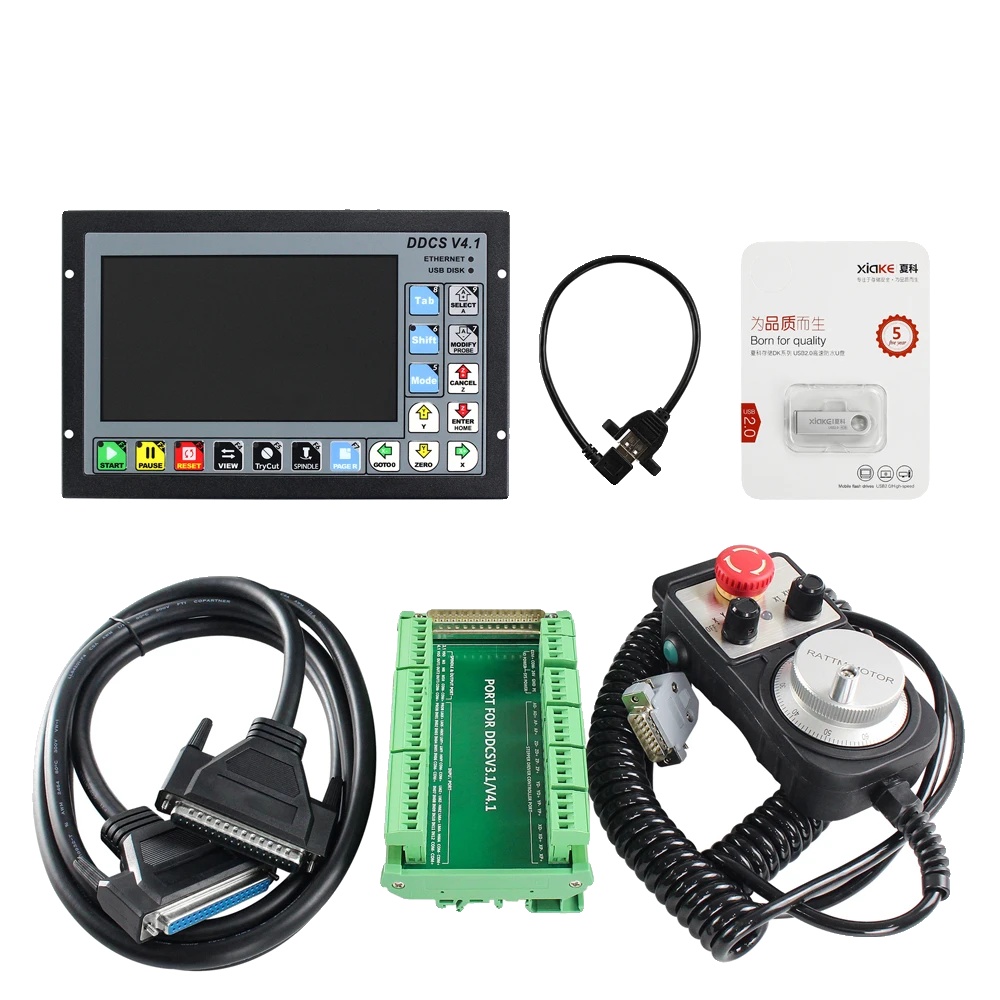 Cnc-bewegungssteuerung, Offline-betrieb, E-stop-handrad Enthalten, 4-achsen-kit