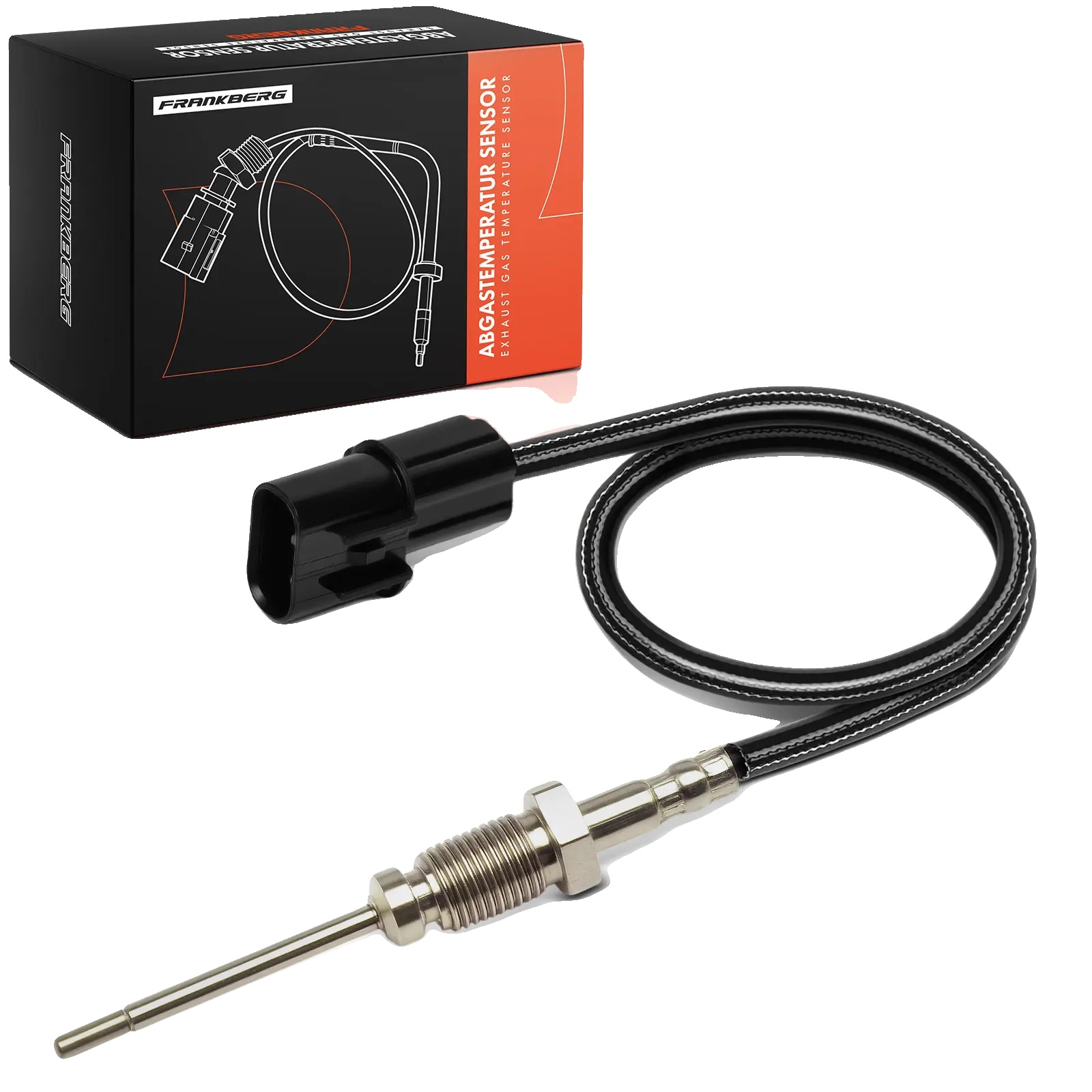 Temperatursensor, Länge 305 Mm, Kabellänge 240 Mm, Gewindegröße M12x1,25, 2 Anschlusskontakte, Schlüsselbreite 14 Mm