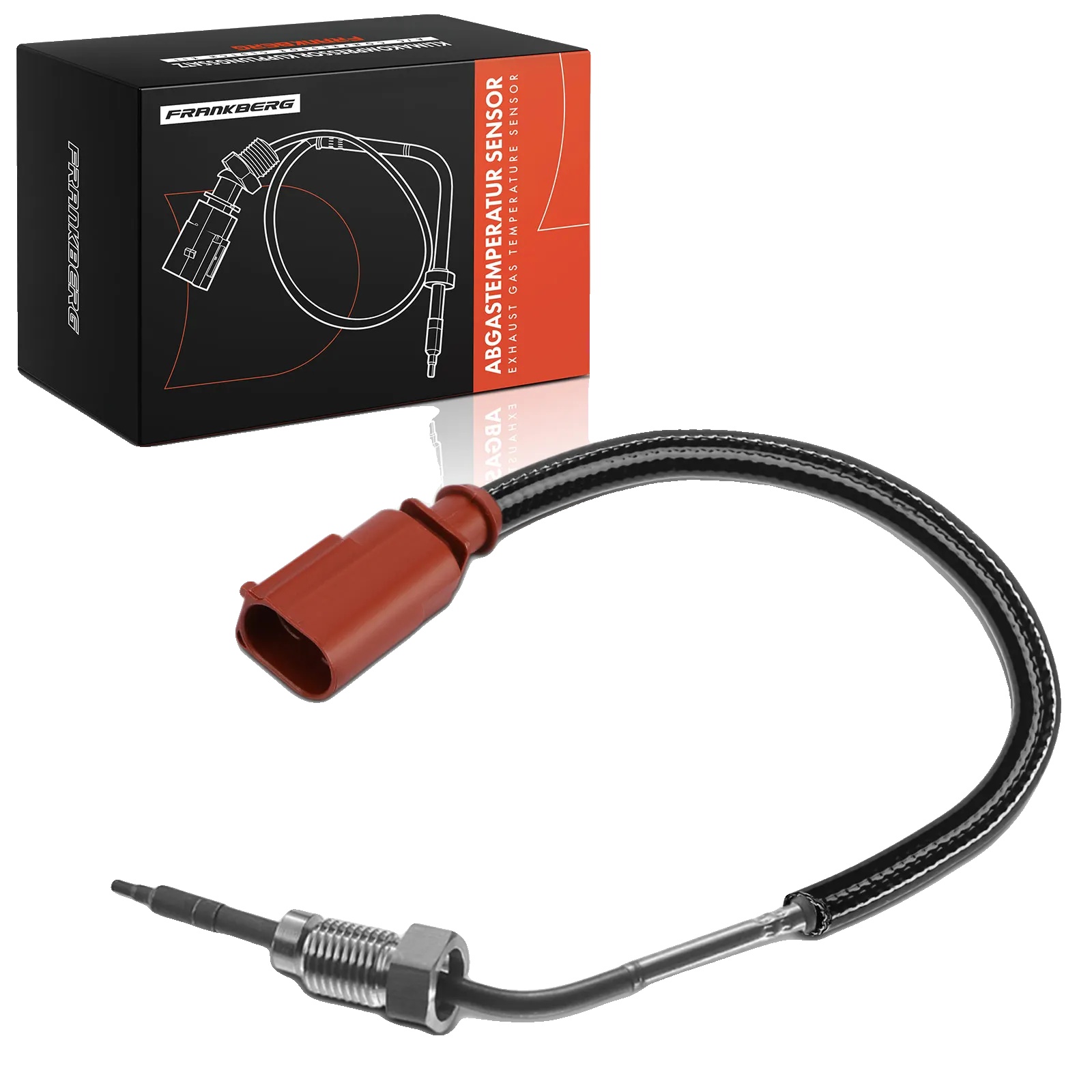 Temperatursensor, Kabellänge 320 Mm, M14 X 1,5 Gewindegröße, 2 Anschlusskontakte, Kompatibel Mit Audi, Porsche
