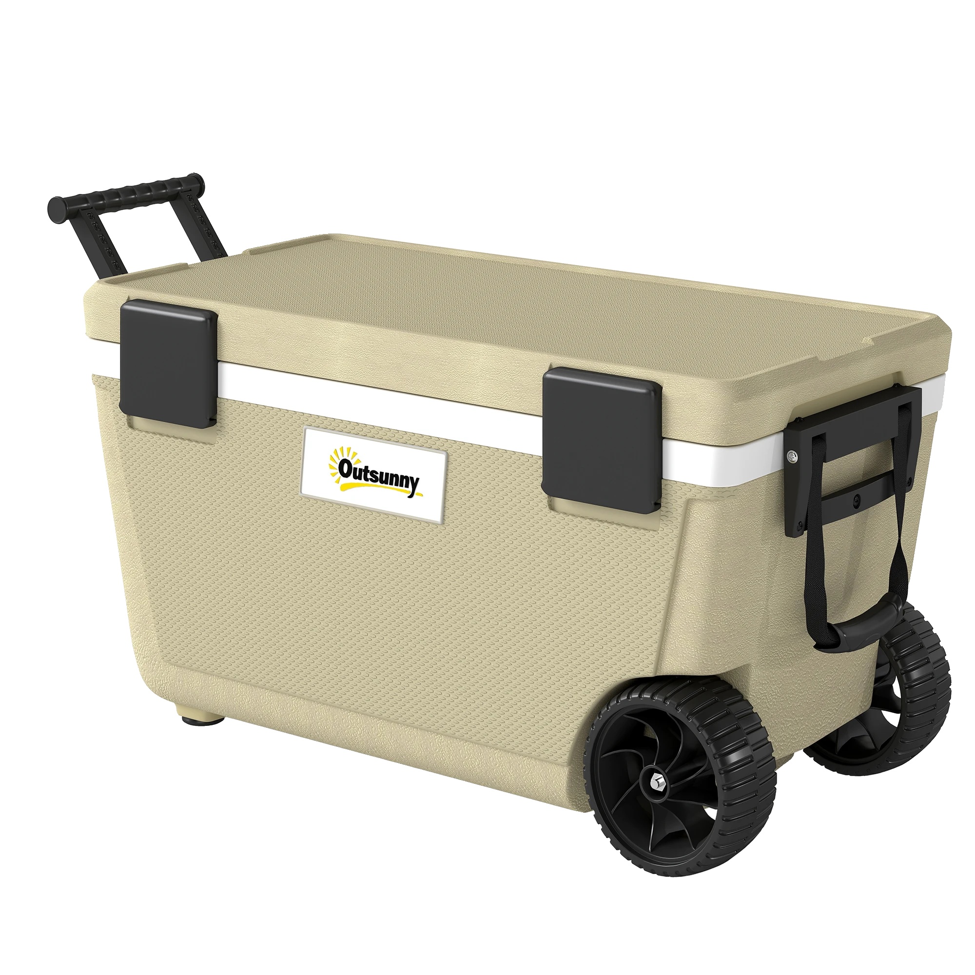 Passiv Isolierte Kühlbox, 70l Kapazität, Abmessungen 71,6 X 32 X 33 Cm, Langlebiges Hdpe-material, Hochdichte Pu-schaumisolierung, Ausgestattet Mit