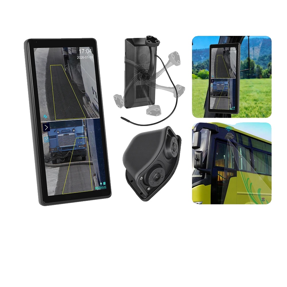 Dashcam, 10,36-zoll Ips-bildschirm, Dual-channel-kameras, Ip67 Wasserdicht, Nachtsicht, Integrierter Dvr