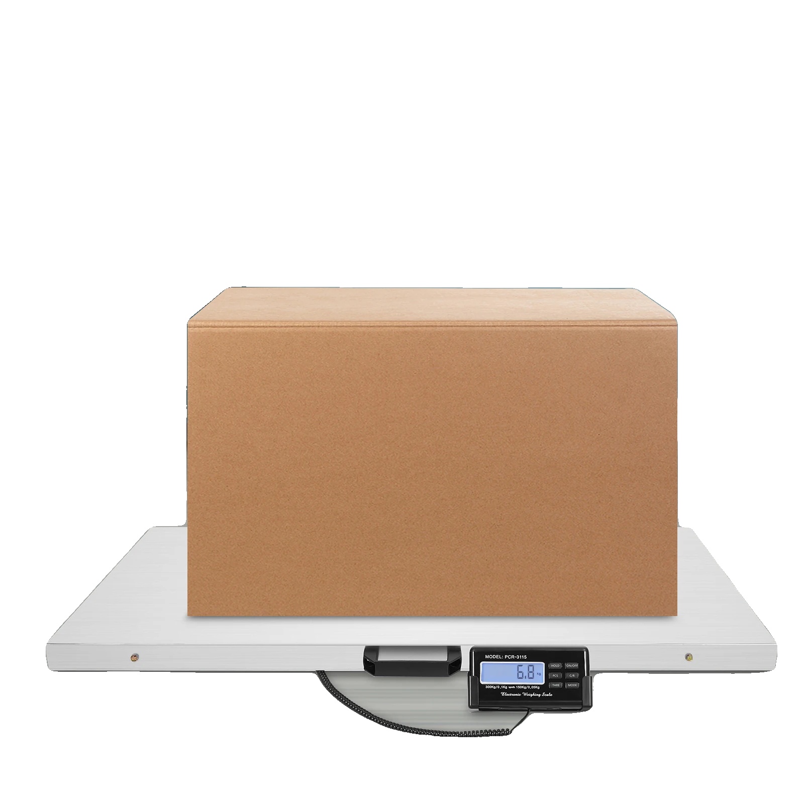 Tierwaage, 300 Kg Tragfähigkeit, Lcd-display, Abmessungen 103,5 X 53 X 4 Cm, Wiegeeinheiten Kg/oz/lb, Stromversorgung Über Adapter Oder Batterien