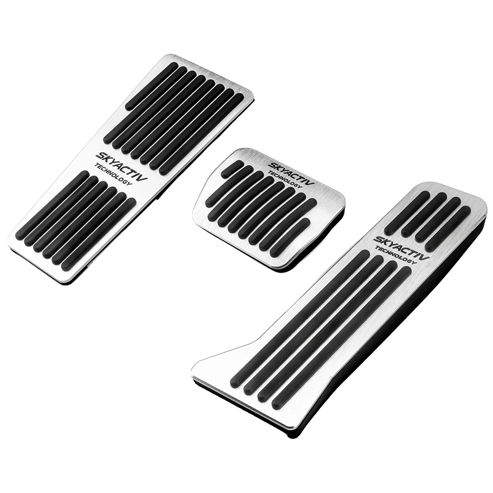 Pedalzubehör, Langlebiges Material, Verbesserten Fahrkomfort, Rhd At 3stück Silber