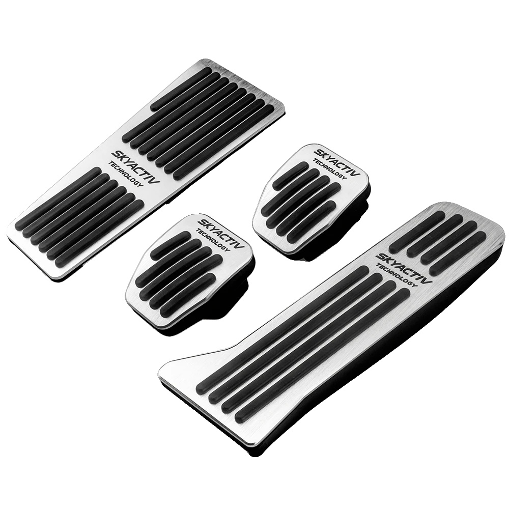 Pedalzubehör, Langlebiges Material, Verbesserten Fahrkomfort, Rhd Mt 4 Stück Silber