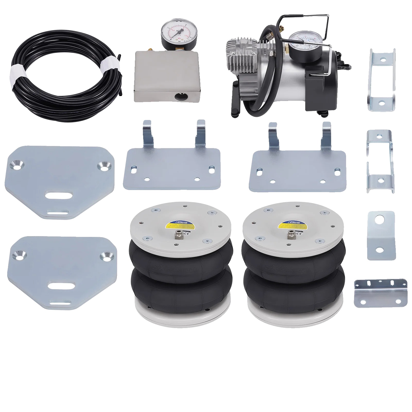 Luftfederbalgsatz, Hochfester Gummi, 4 Tonnen Tragfähigkeit, 440mm X 270mm X 150mm Abmessungen, Kompatibilität Mit Renault Master X70 Fwd, Verbesserte