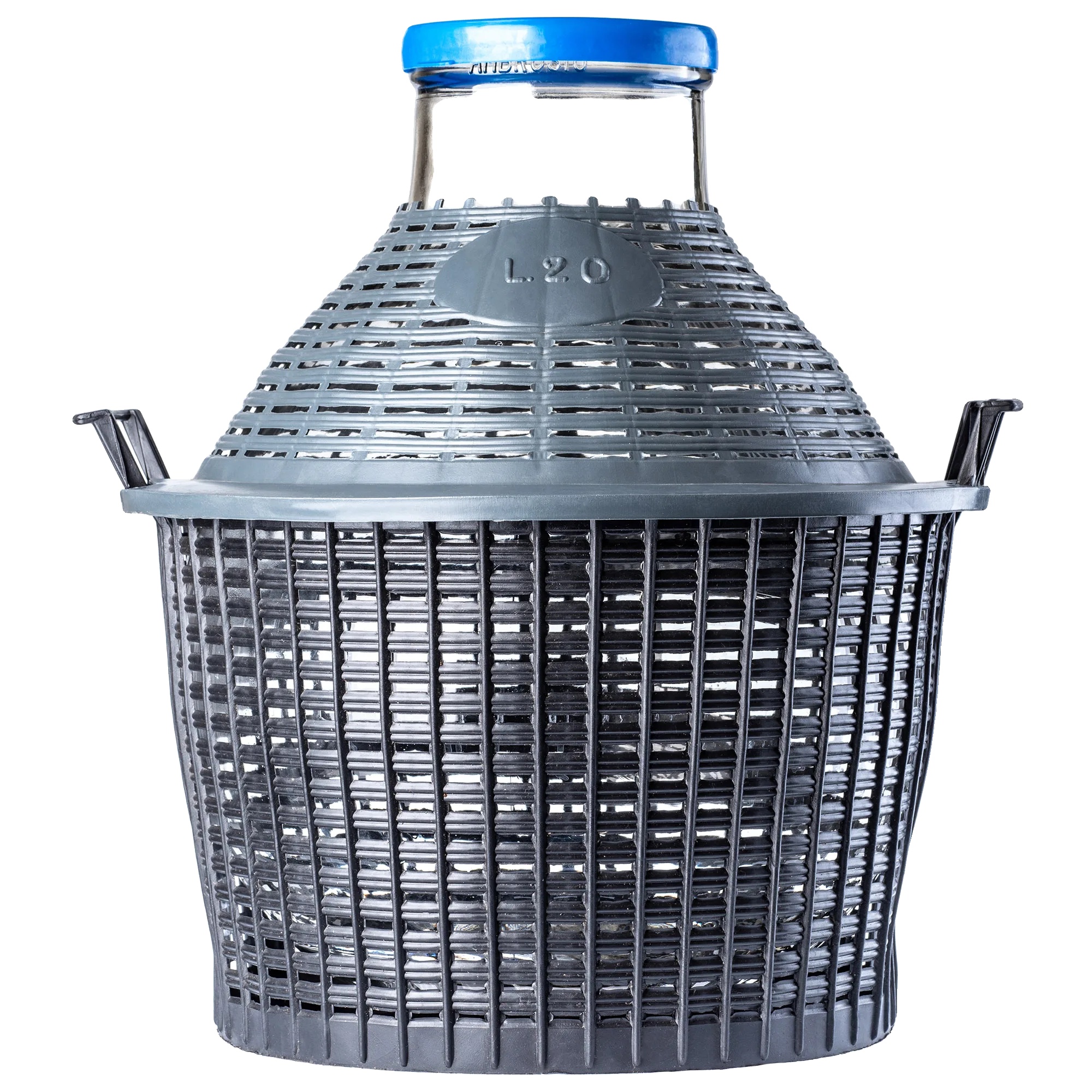 Fermentationsbehälter, 20l Kapazität, Dickes Natron-glas, Geeignet Für Weine Und Tinkturen, Lebensmittelechte Zertifizierung, Schützendes Halsdesign