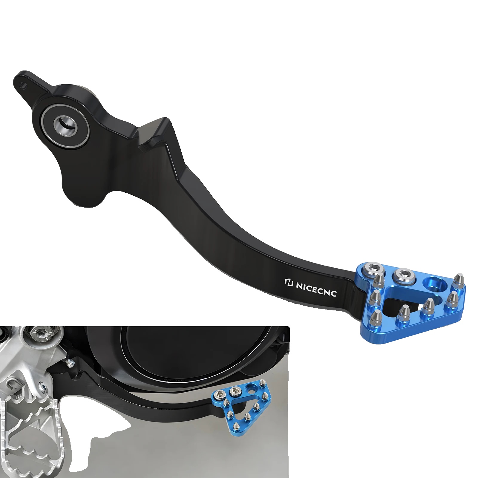 Bremspedal Für Ktm 690 & Husqvarna 701, Verstellbares Design, Rutschfeste Eigenschaften, Blau