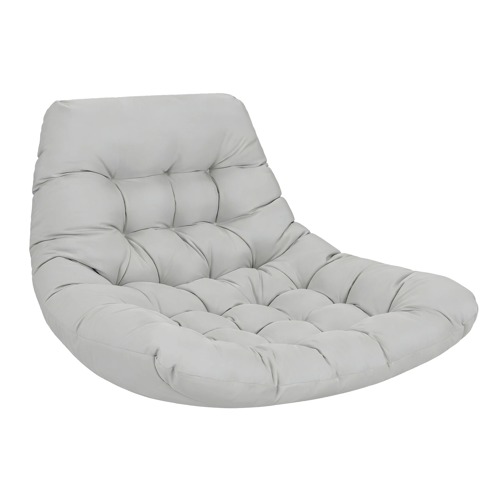 Eierstuhlpolster, Strapazierfähiges Material, Universelle Passform, 120x84x18cm, Verstärktes Outdoor-hängesesselpolster, B