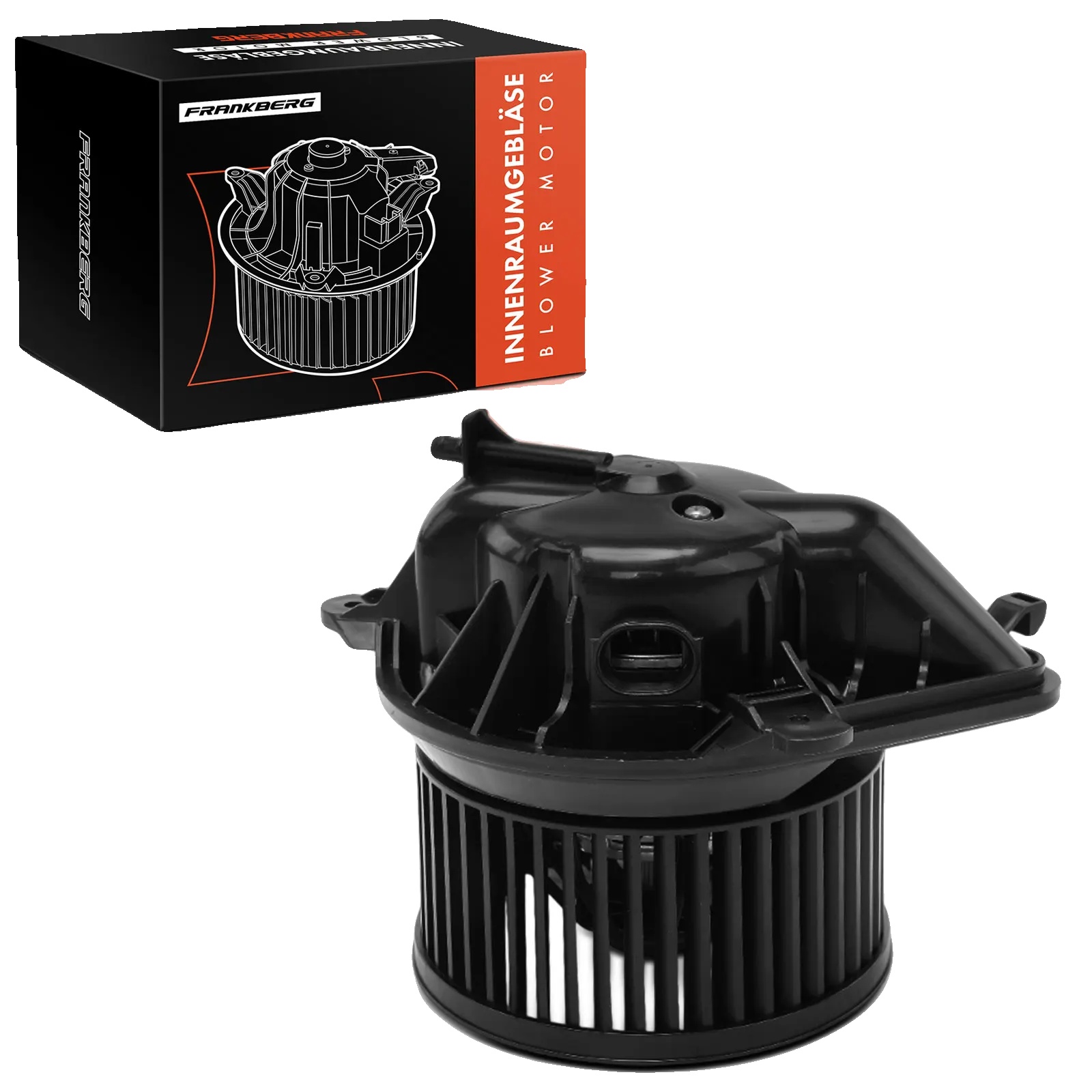 Blasermotor, Durchmesser 147 Mm, Spannung 12 V, Nennleistung 276 W, Zwei Anschlusskontakte, Rechtsdrehung