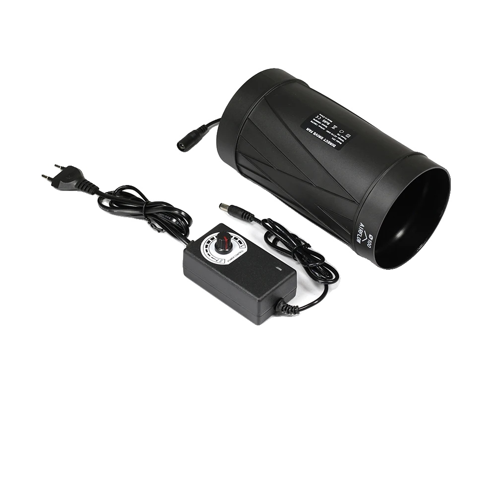 Inline-lüfter, Einstellbare Geschwindigkeitsregelung, Leiser Betrieb, 7w