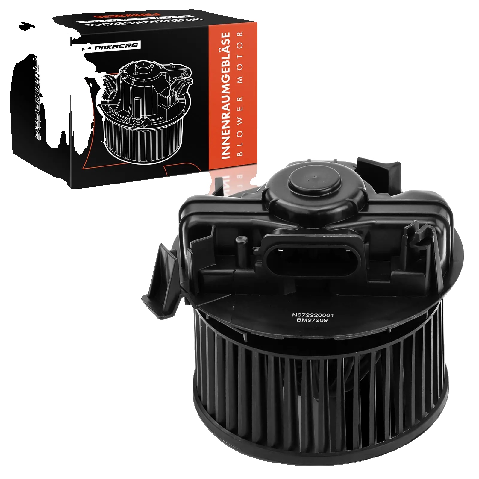 Blasermotor, Durchmesser 146 Mm, Spannung 12 V, Leistung 228 W, 2 Anschlusskontakte, Linksrotation