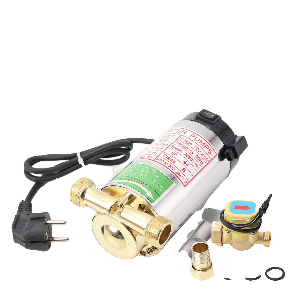 Boosterpumpe, Hochdruck, Intelligente Durchflussüberwachung, 220v, Eu