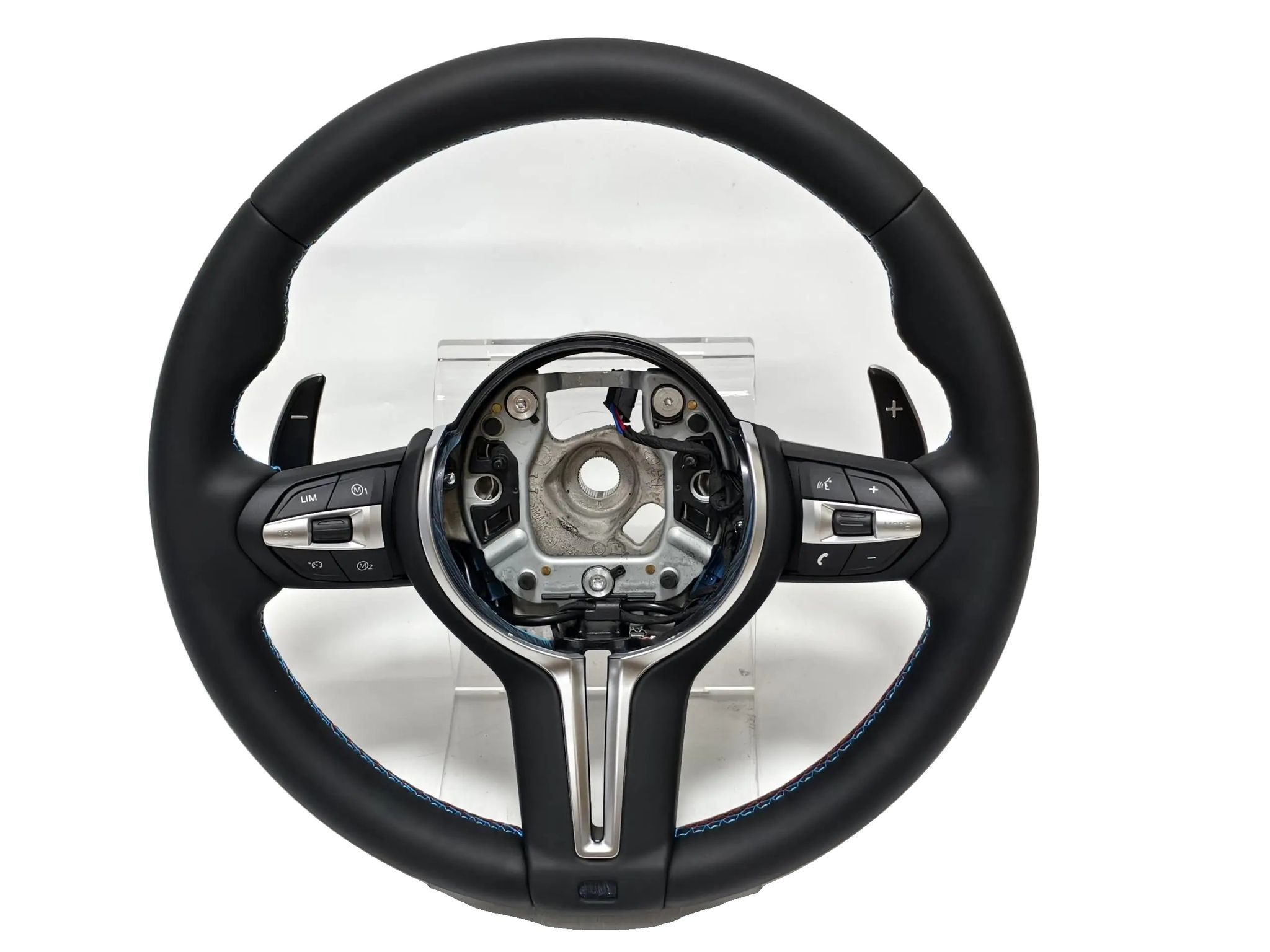 Lenkrad, Premium Perforiertes Leder, Schaltwippen, M3 Keine Airbags