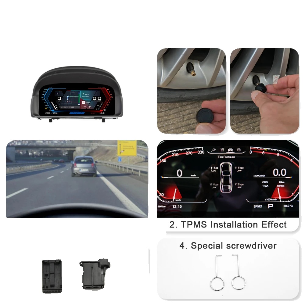 Digitaler Kilometerzähler, Kabelloses Carplay, Adaptive Gang-erinnerung, E84 Carplay Tpms