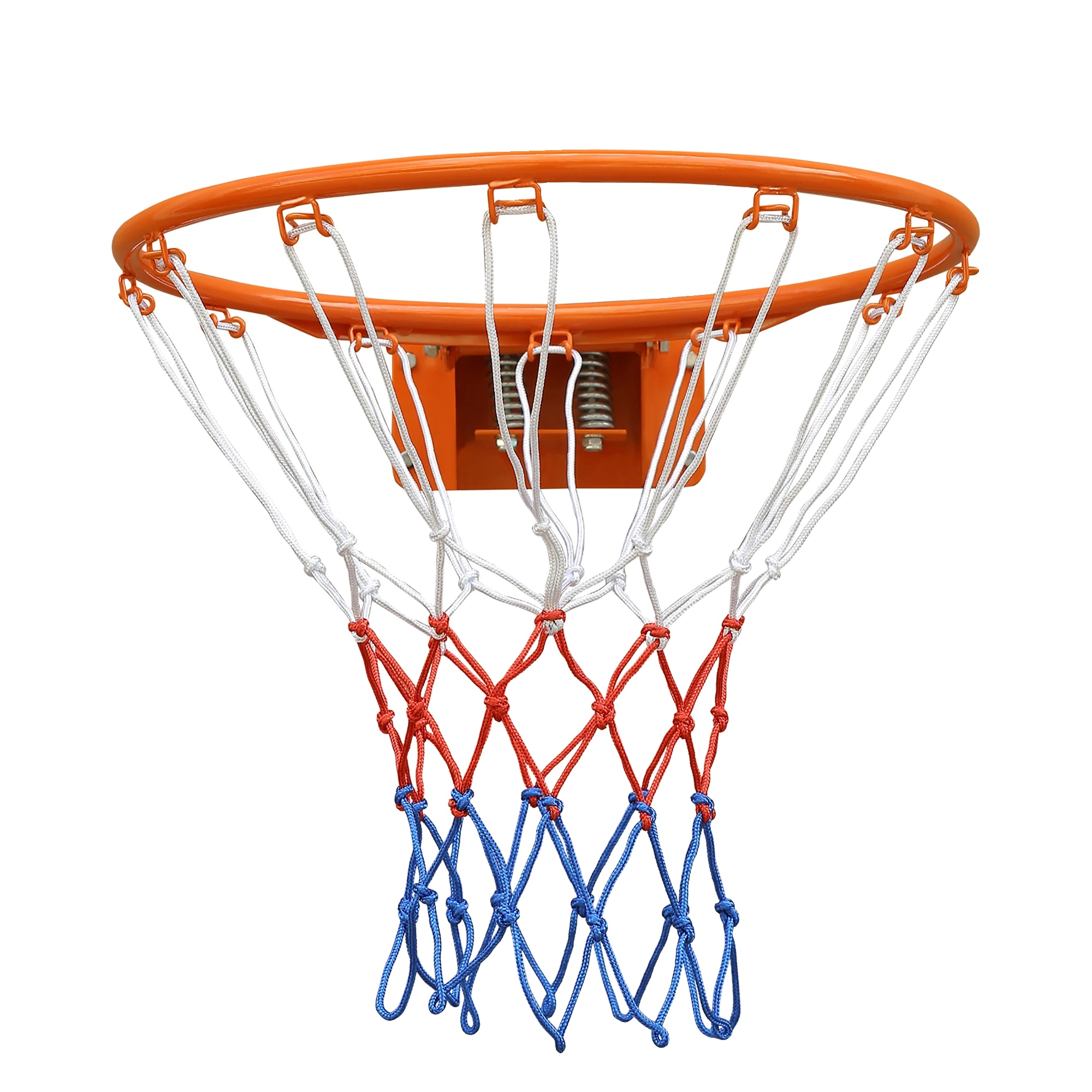 Basketballkorb, Dual-feder-design, Wetterbeständige Beschichtung, Orange