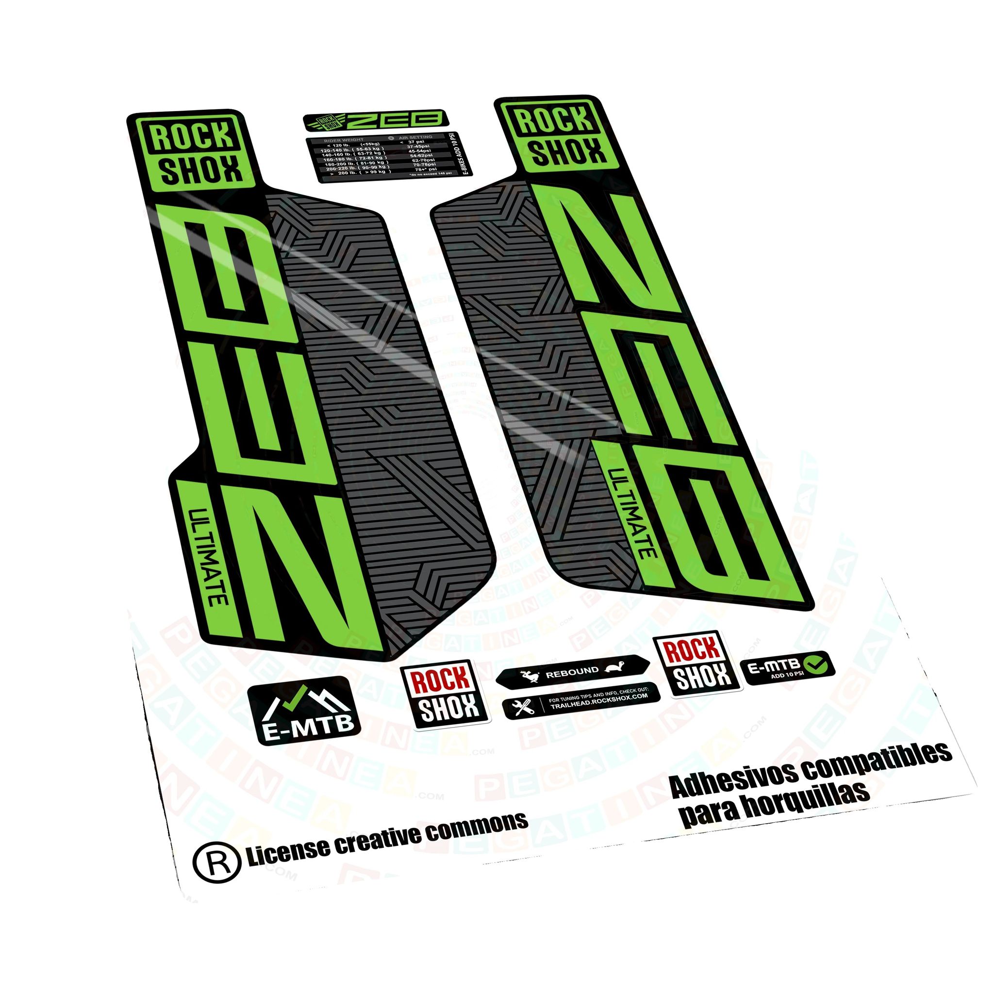 Aufkleber, Hochwertiges Vinyl, Anpassbares Design, Limettengrün 1