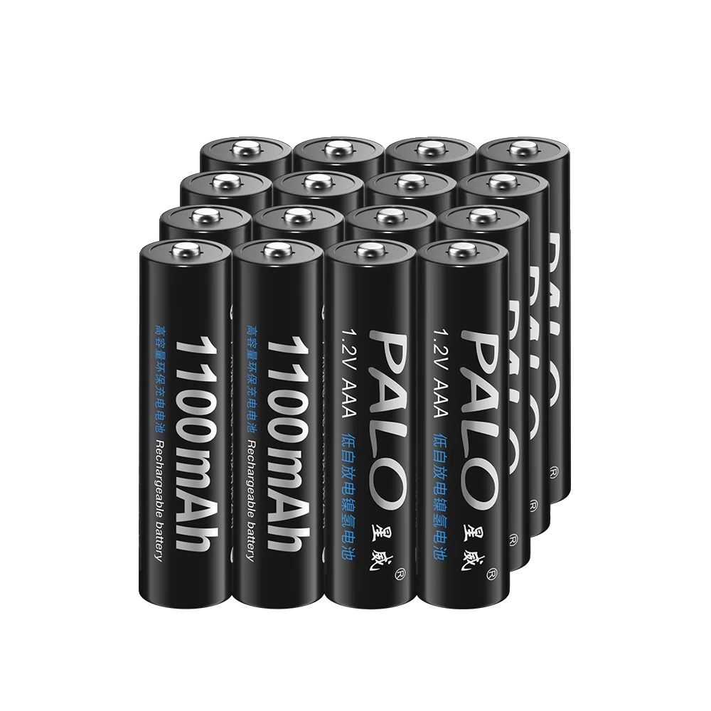 Wiederaufladbare Batterie, Geringe Selbstentladung, Lange Lebensdauer, 16pcs Aaa