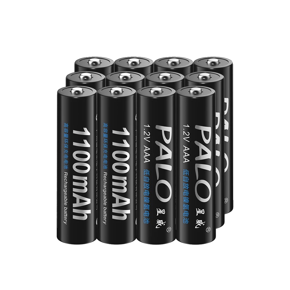 Wiederaufladbare Batterie, Geringe Selbstentladung, Lange Lebensdauer, 12pcs Aaa