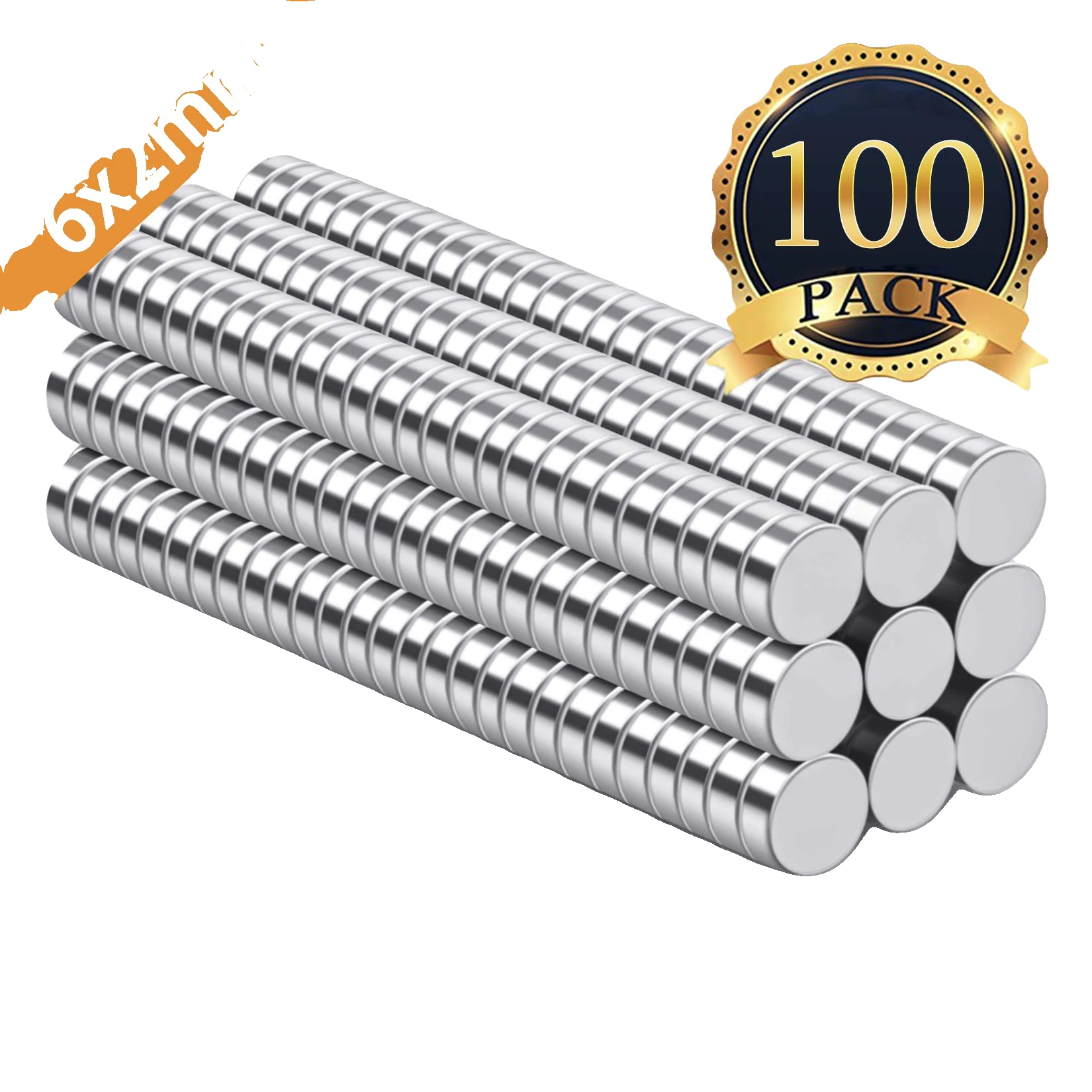 Magnete, Starke Scheiben, Vielseitig Für Basteln Und Bildung, 100stück, 6x2mm