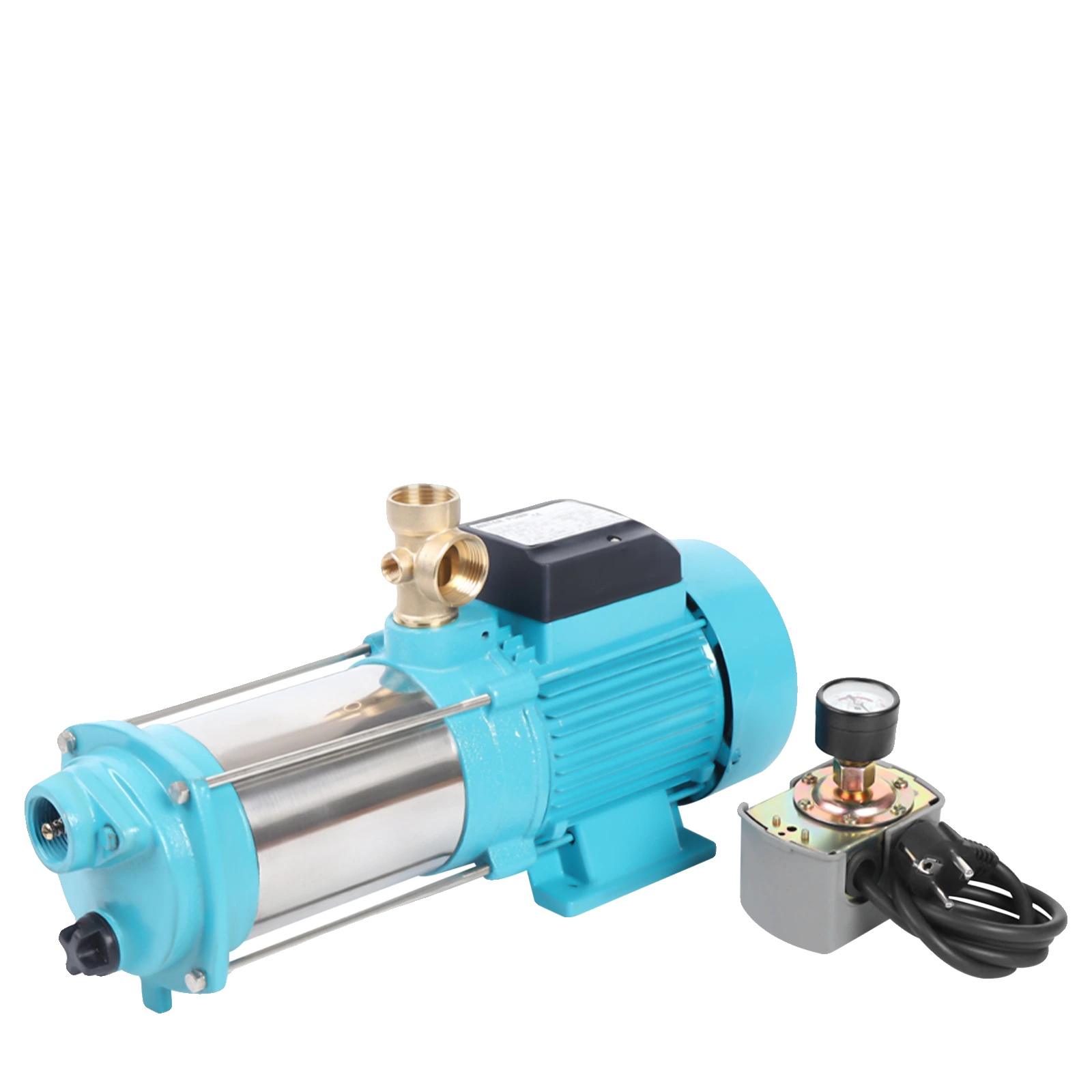 Zentrifugalwasserpumpe, 1300w Leistung, 4000 L/h Durchflussrate, 9,8 Bar Druck, Maximale Saughöhe 8m, Edelstahlmaterial
